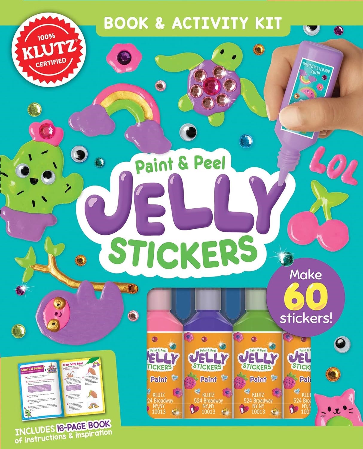 Paint & Peel Jelly Stickers Kit (Ages 6+)