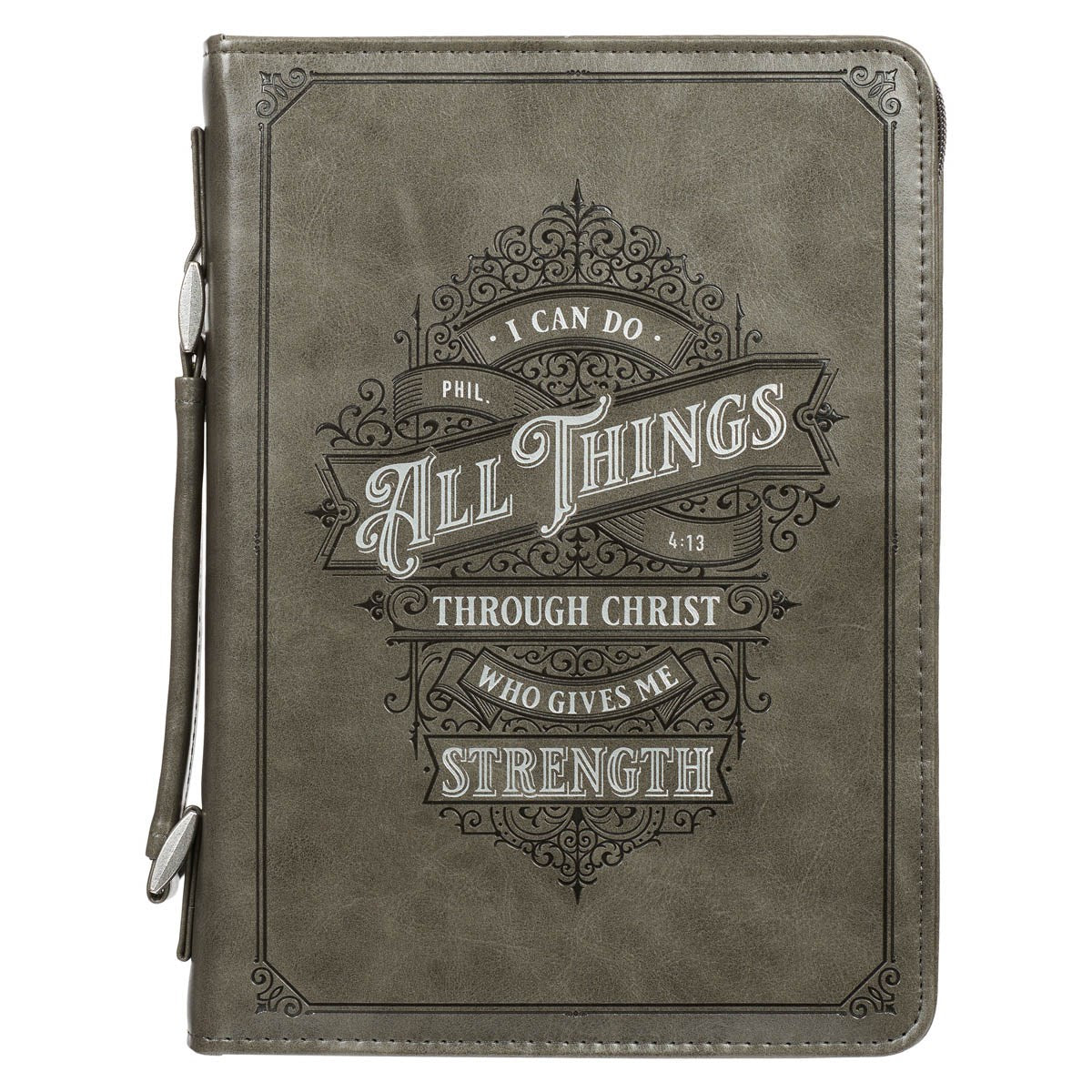 Bible Cover-All Things Philippians 4:13-MED