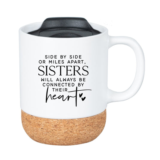 Mug-Cork-Side By Side...Sisters