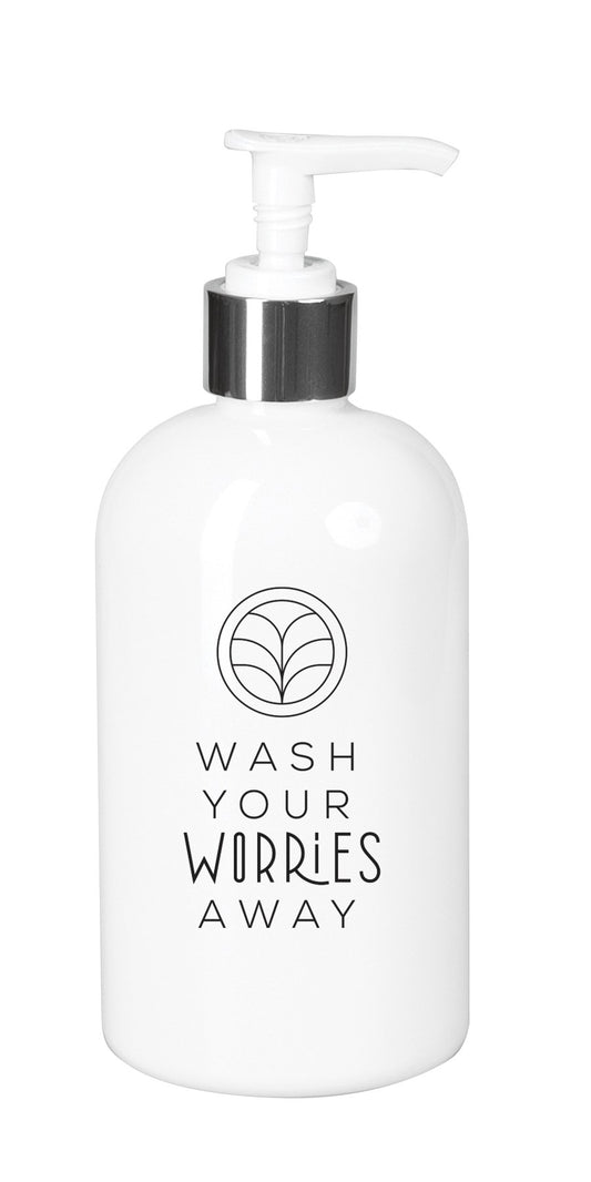 Soap Dispenser-Wash Your Worries Away (10 Oz)