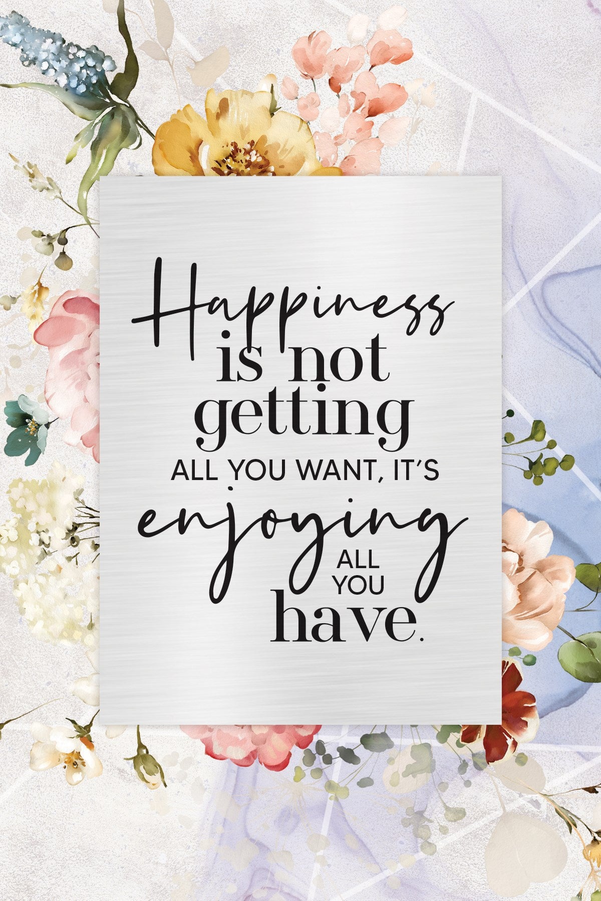 Plaque-Renew My Soul-Happiness Is Not (6 x 9)