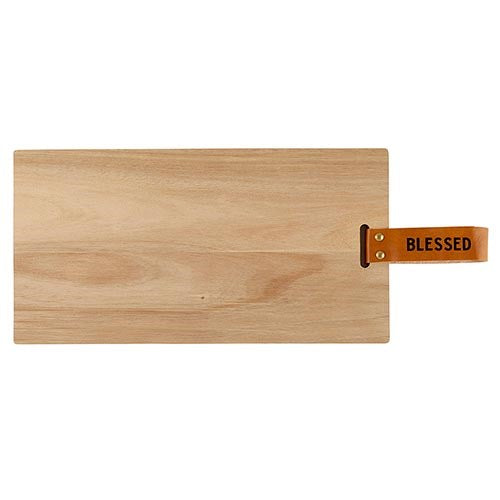 Charcuterie Plank Board-Blessed (15" x 8")