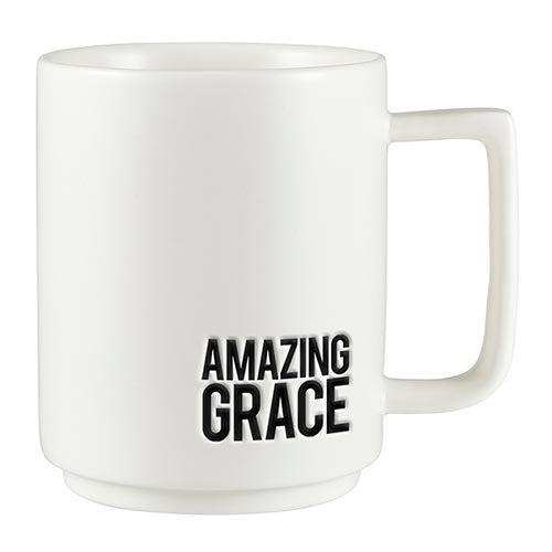 Matte Cafe Mug-Amazing Grace (15 Oz)