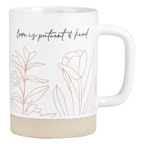 Mug-Signature-Love Is Patient & Kind (4.75"H 17 Oz)