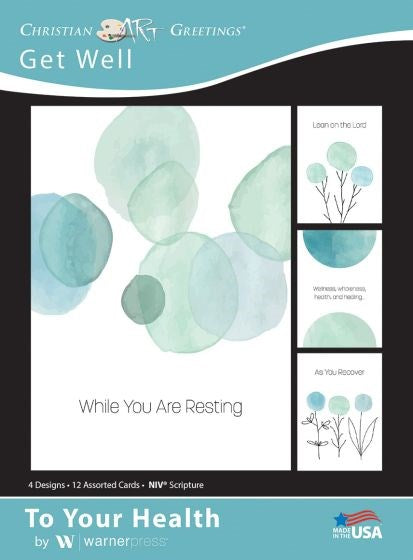 Boxed Card-To Your Health Assorted Get Well (NIV) (Box Of 12)