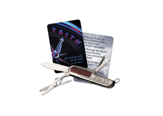 Multi-Tool Pocket Knife-Live By Faith
