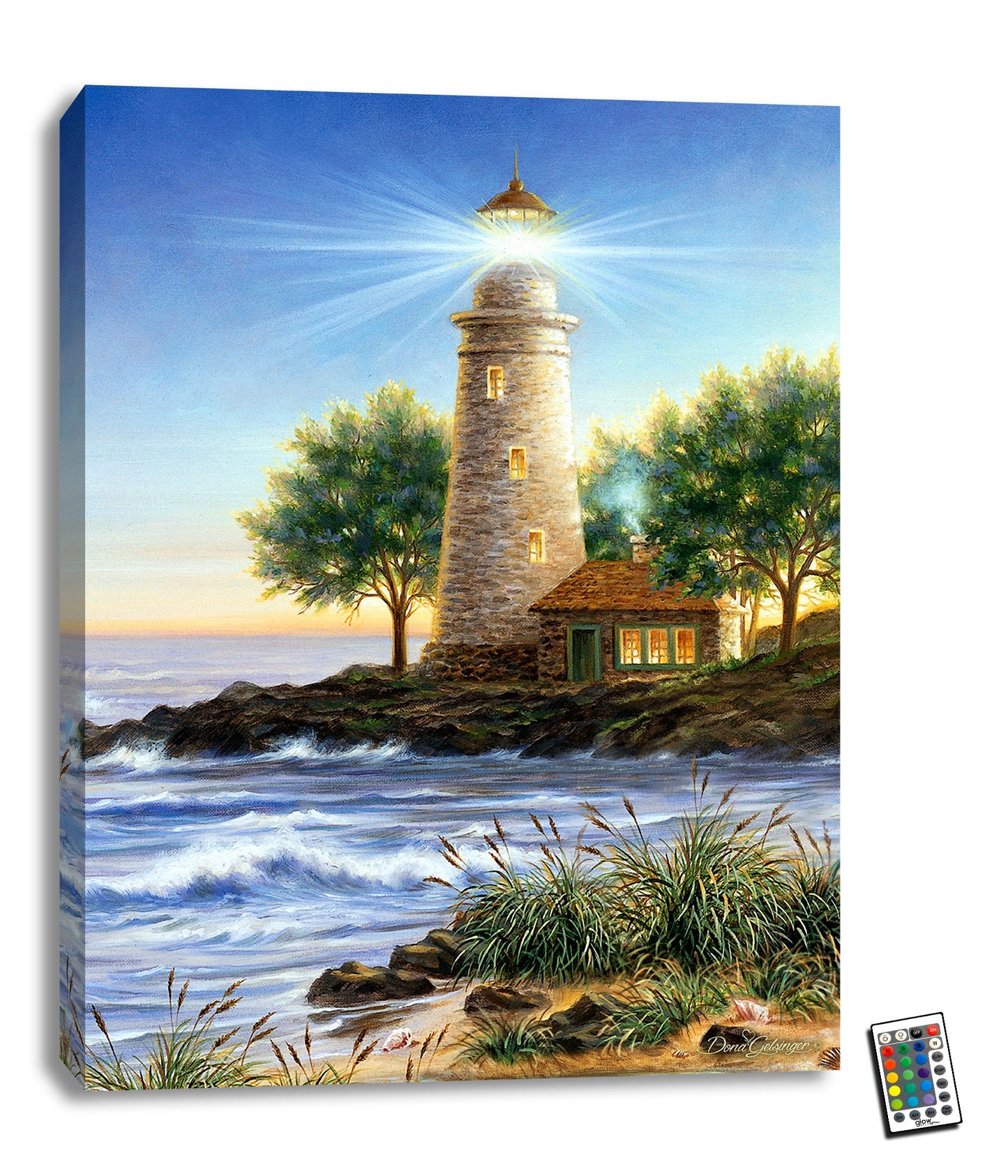Mounted Print-The Lighthouse (Backlit Print) (18" x 24")