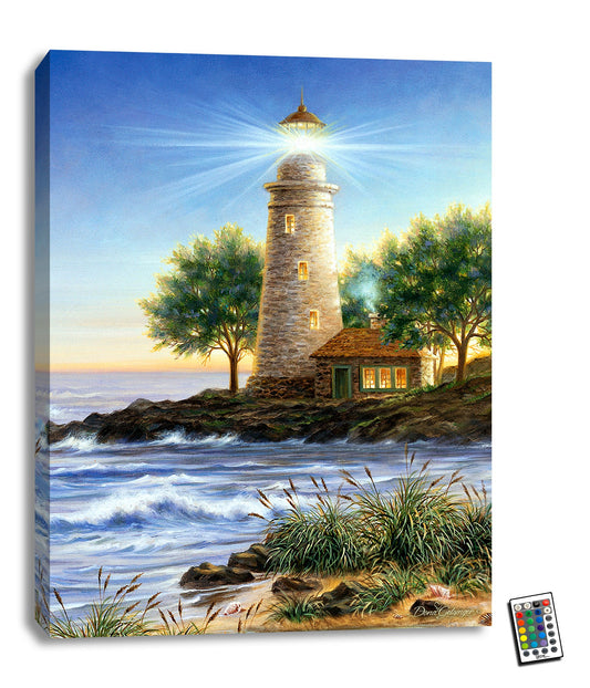 Mounted Print-The Lighthouse (Backlit Print) (18" x 24")