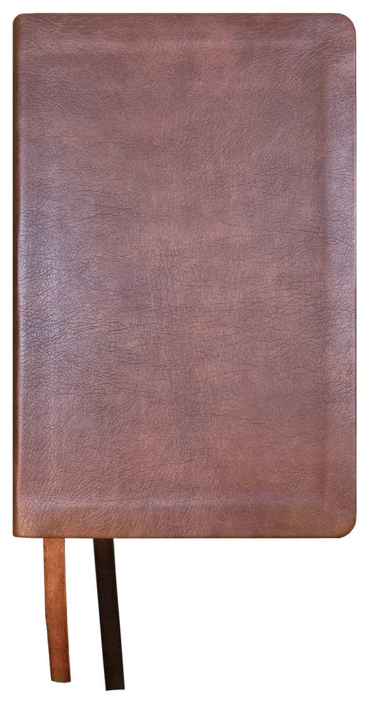 NASB 2020 Reference Bible-Brown Leatherflex