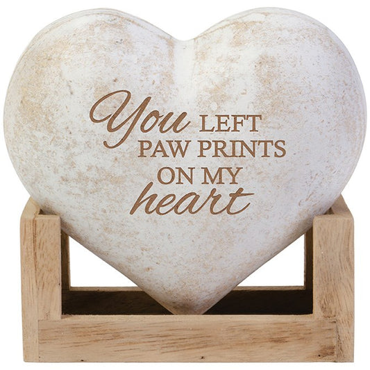 3D Heart-Paw Prints (5" x 5" x 2.5")