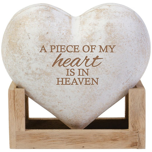 3D Heart-Heart In Heaven (5" x 5" x 2.5")