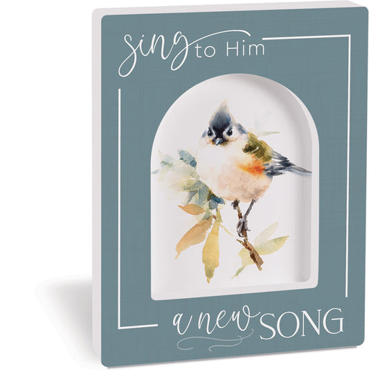 Ornate Decor-Sing To Him A New Song (5.5 x 7.25)