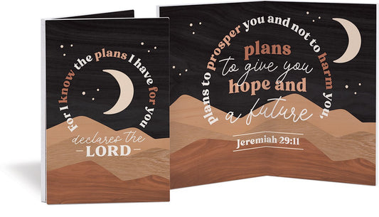 Keepsake Card-For I Know The Plans (8" x 6")