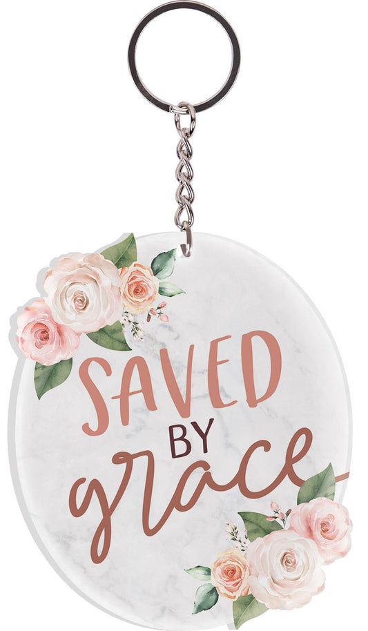 Key Chain-Saved By Grace