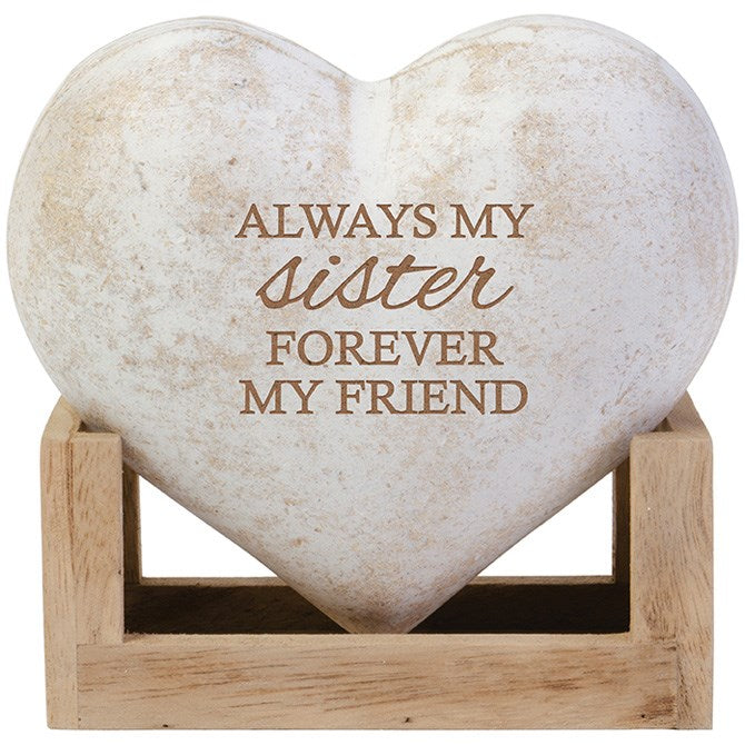 3D Heart-Sister  (5" x 5" x 2.5")