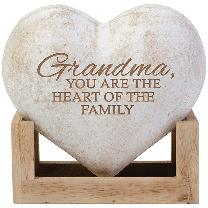 3D Heart-Grandma  (5" x 5" x 2.5")