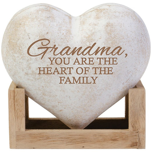 3D Heart-Grandma  (5" x 5" x 2.5")