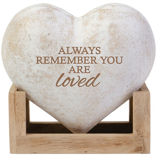 3D Heart-You Are Loved  (5" x 5" x 2.5")