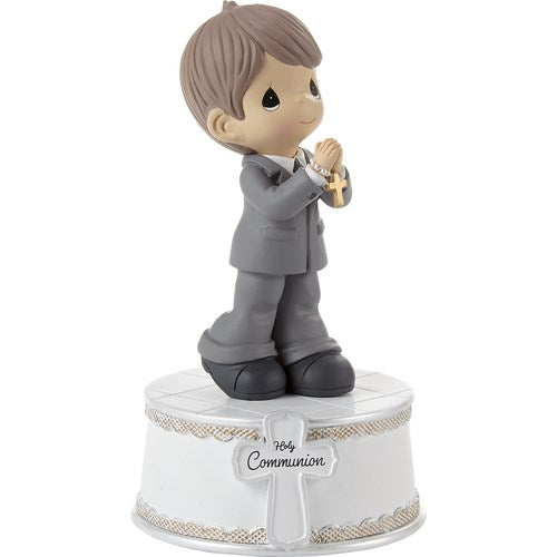 Musical Figurine-Holy Communion-BOY/The Lord's Prayer (6")