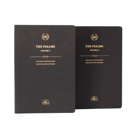 LSB Legacy Standard Bible Scripture Study Notebook: Psalms Slipcase Set (2 Volume)-Softcover-Softcover