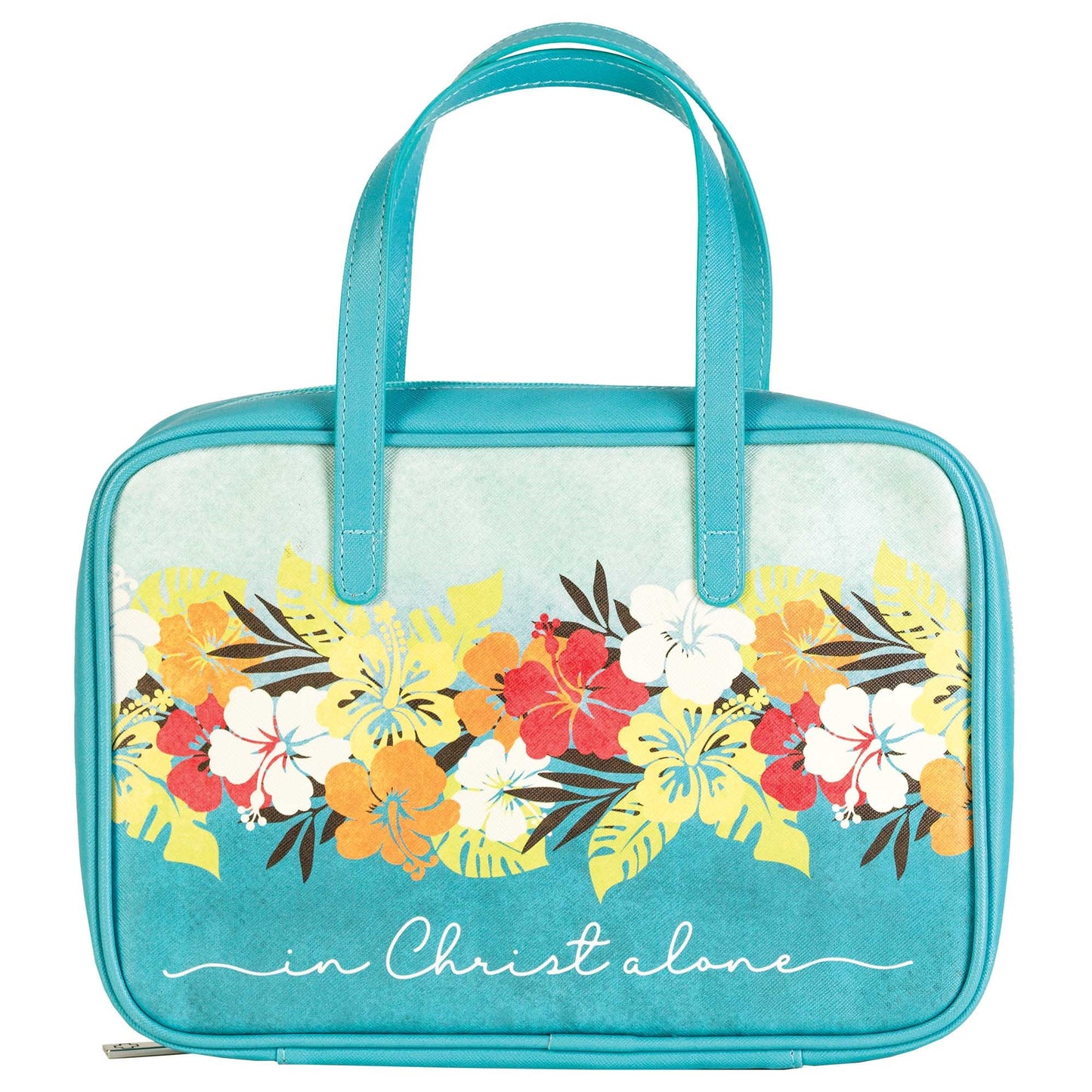 Bible Cover-In Christ Alone-Floral-XLG