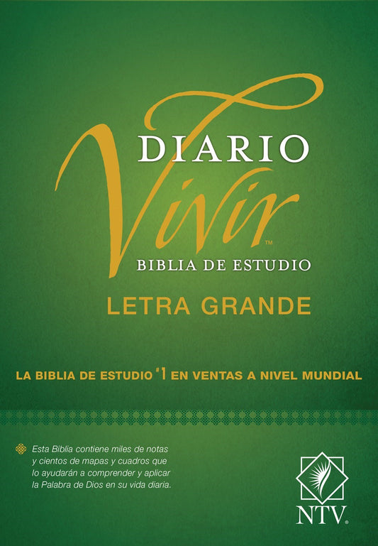 NTV Life Application Study/Large Print (Biblia de Estudio del Diario Vivir  Letra Grande)-Hardcover Indexed