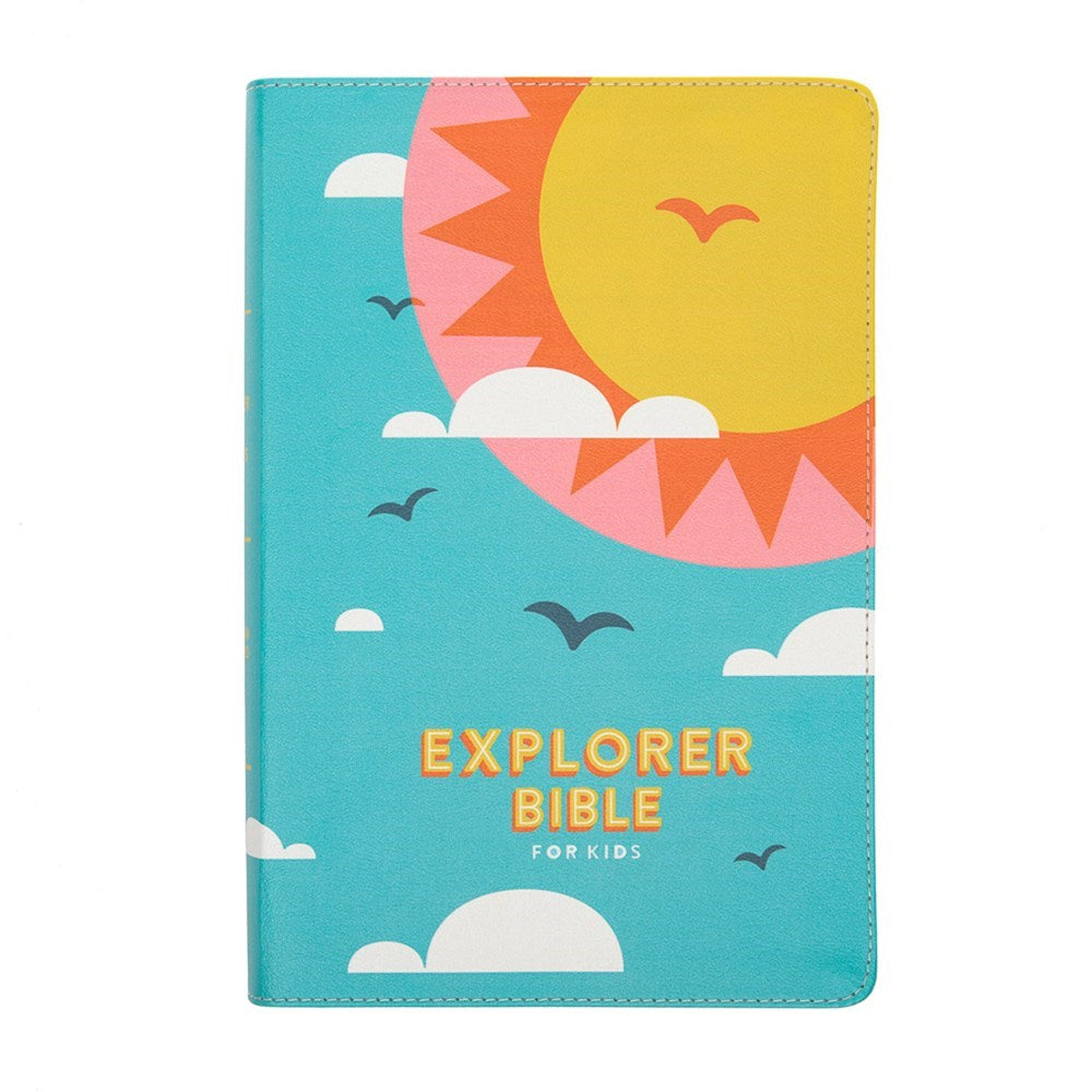 CSB Explorer Bible For Kids-Hello Sunshine LeatherTouch Indexed