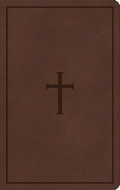 KJV Thinline Reference Bible-Brown LeatherTouch