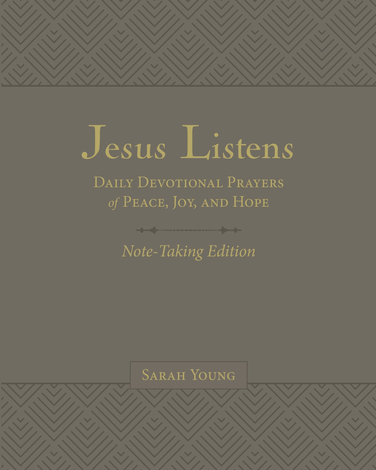 Jesus Listens Note-Taking Edition-Gray Leathersoft