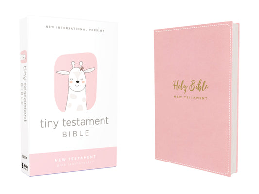 NIV Tiny New Testament Bible (Comfort Print)-Pink Leathersoft