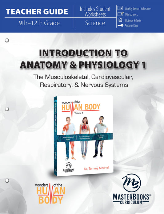 Master Books-Introduction To Anatomy & Physiology 1 (Teacher Guide)