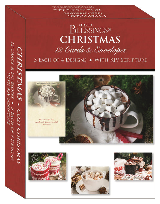 Card-Boxed-Shared Blessings-Christmas-Assorted/Cozy Christmas (Box Of 12)