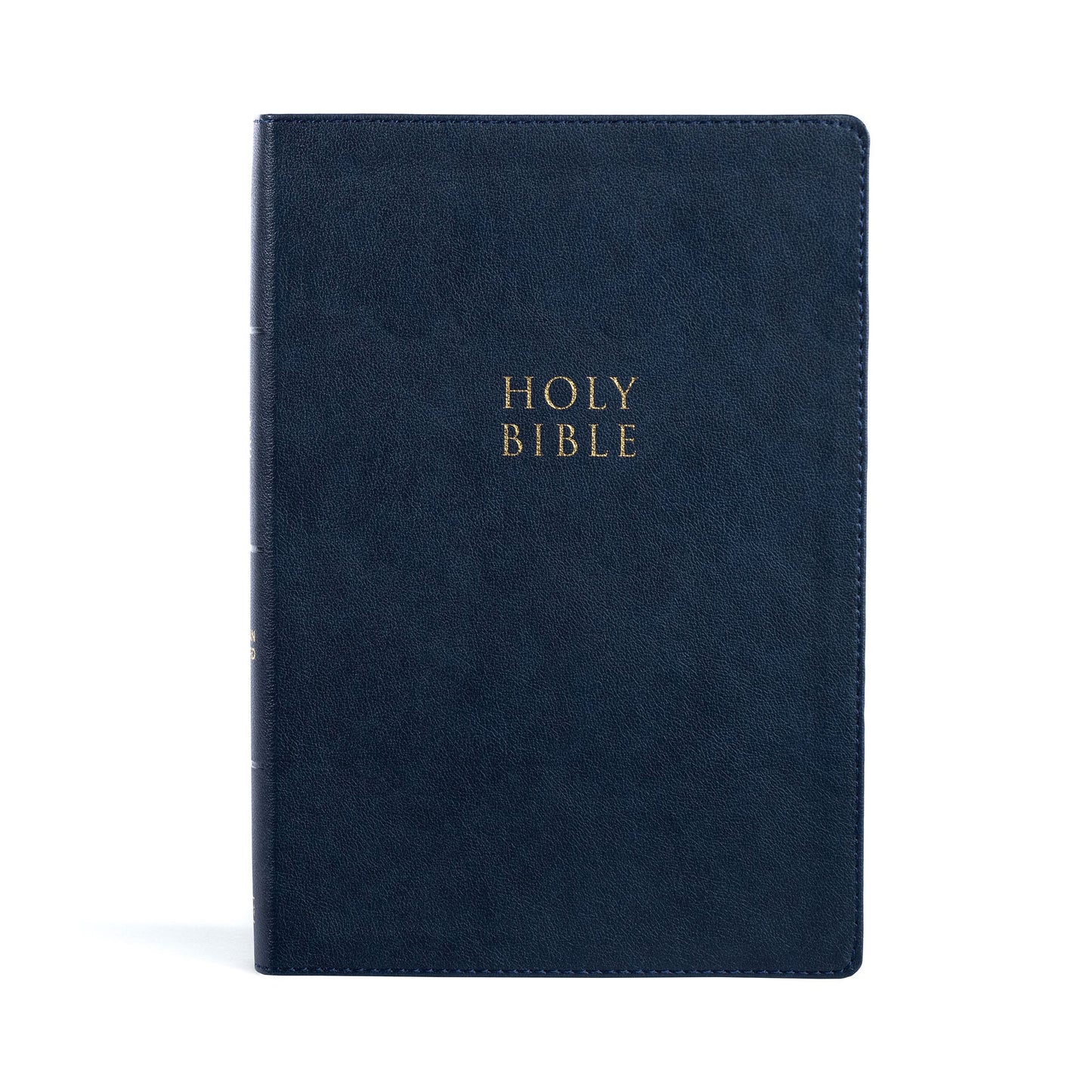 CSB Super Giant Print Reference Bible-Navy LeatherTouch