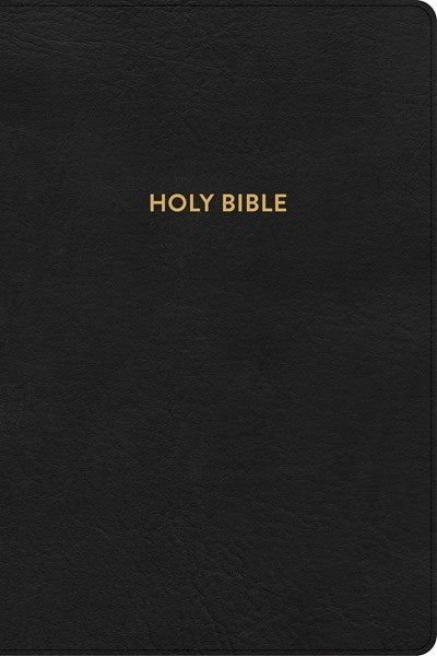 KJV Rainbow Study Bible-Black LeatherTouch Indexed