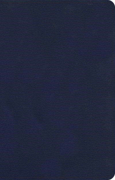 KJV Single-Column Compact Bible-Navy LeatherTouch