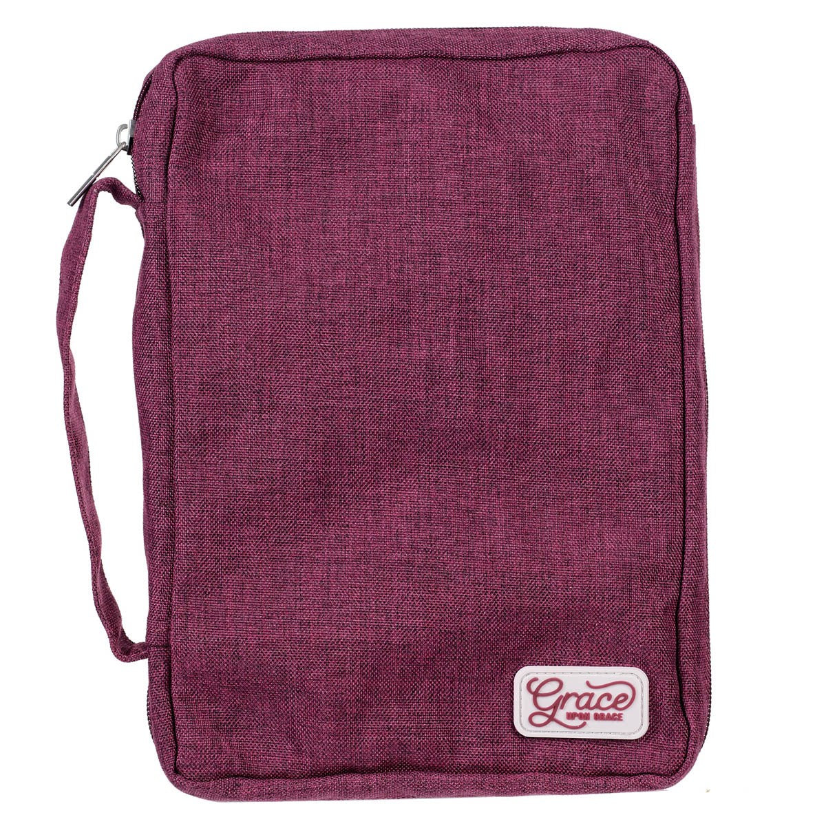 Bible Cover-Value-Grace Upon Grace-Plum-LRG