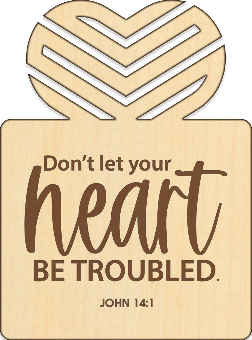 Magnet-Wood Workz-Don't Let Your Heart (3" x 4")