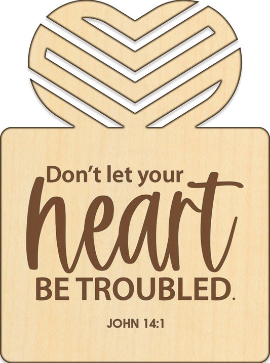 Magnet-Wood Workz-Don't Let Your Heart (3" x 4")