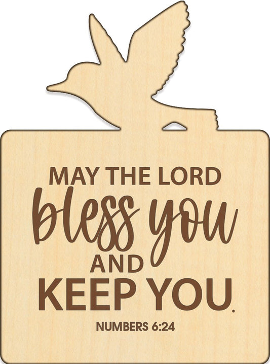 Magnet-Wood Workz-May The Lord Bless You (3" x 4")