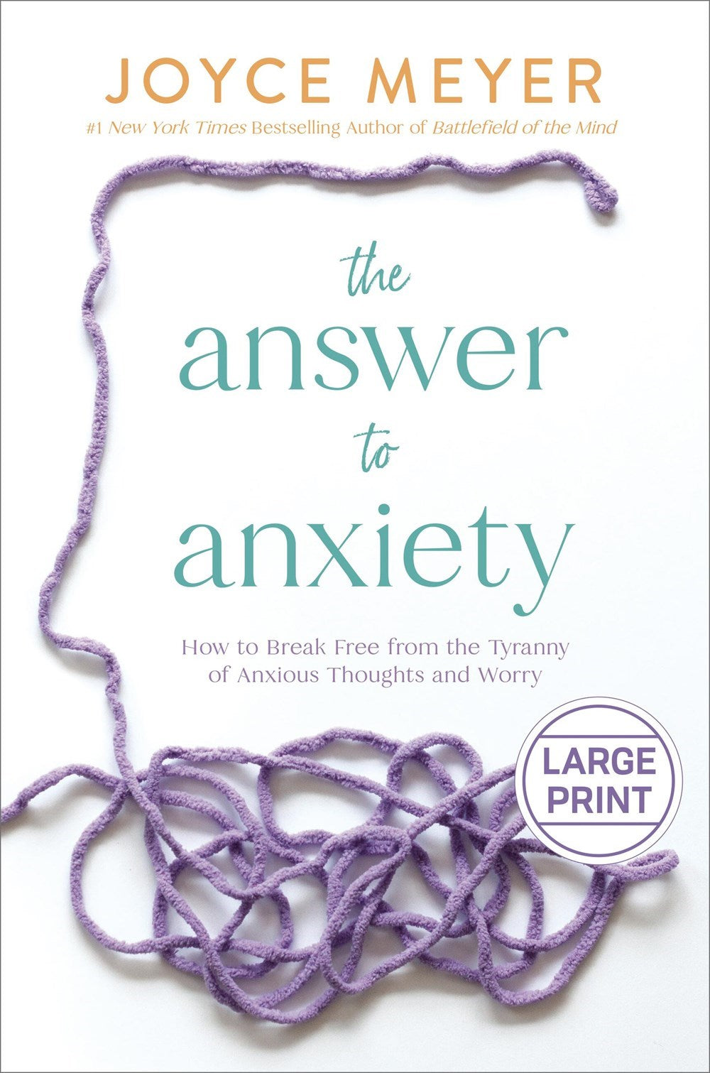 The Answer To Anxiety Large Print