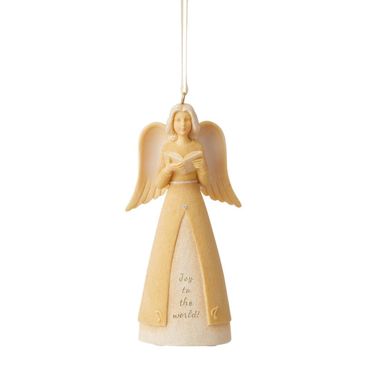 Ornament-Foundations-Joy To The World Angel (4.65")