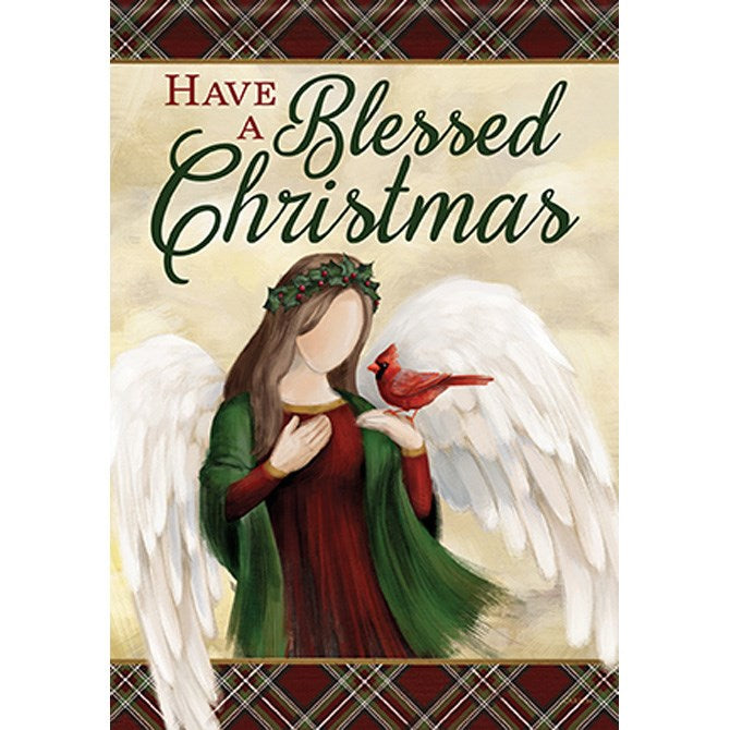 Flag-Garden-Dura Soft-Christmas Blessings (12.5" x 18")