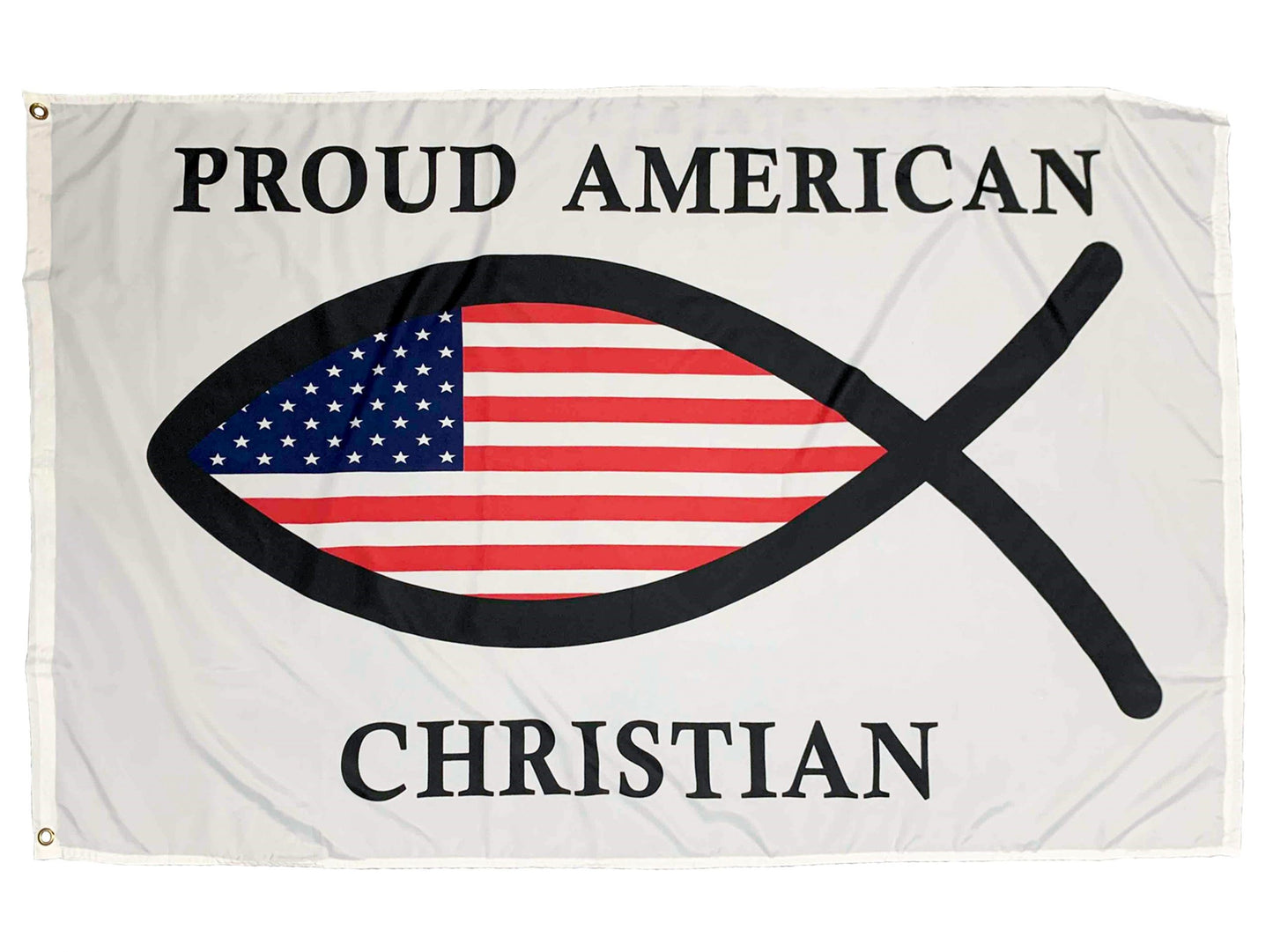 Flag-Proud American Christian (3' x 5')