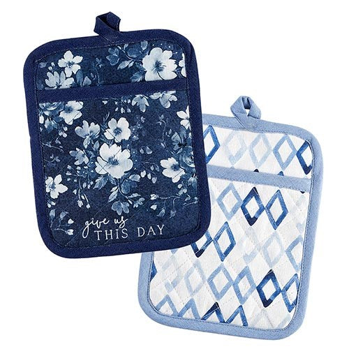 Oven Mitt Set-Give Us This Day (7" x 9") (Set Of 2)