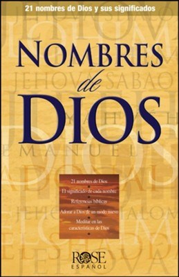 Span-Names Of God Pamphlet (Nombres de Dios Folleto) (Pack Of 5)