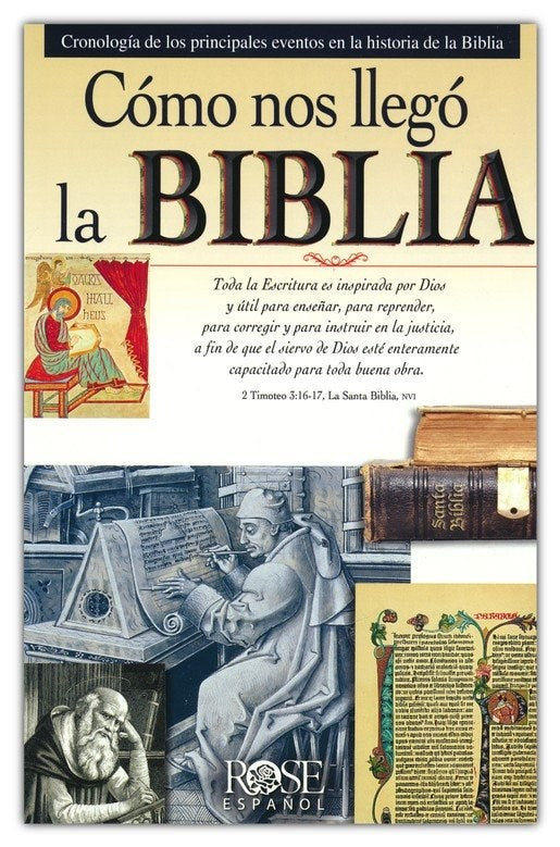 Span-How We Got The Bible Pamphlet (Como nos llego la Biblia Folleto) (Pack Of 5)