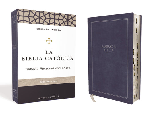 LBLA Biblia Catolica  Tamano Personal (Catholic Bible  Personal Size)-Hardcover Indexed