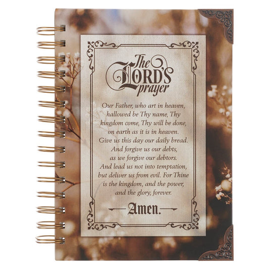 Journal-Wirebound-The Lord's Prayer-Brown-Large