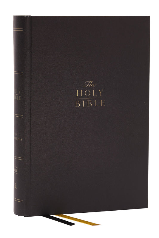 KJV Center-Column Reference Bible With Apocrypha (Comfort Print)-Hardcover