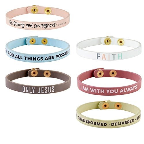 Packsmart- Simply Faith Snap Bracelets (Set Of 24)